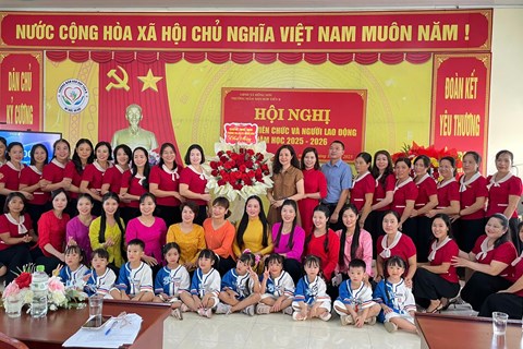 HỘI NGHỊ CÁN BỘ CÔNG CHỨC VIÊN CHỨC NGƯỜI LAO ĐỘNG NĂM HỌC 2025 - 2026